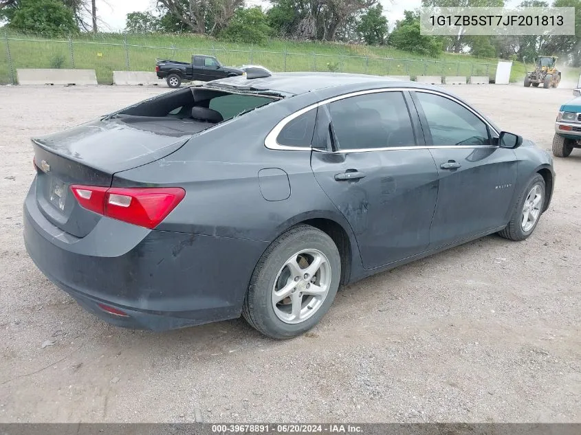 2018 Chevrolet Malibu 1Ls VIN: 1G1ZB5ST7JF201813 Lot: 39678891