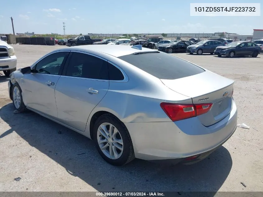 2018 Chevrolet Malibu Lt VIN: 1G1ZD5ST4JF223732 Lot: 39690012