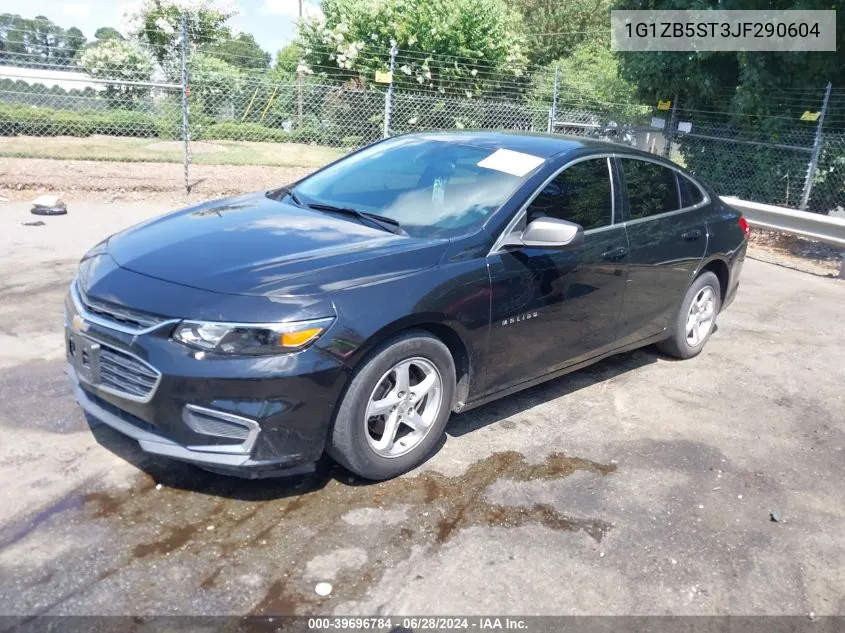 2018 Chevrolet Malibu 1Ls VIN: 1G1ZB5ST3JF290604 Lot: 39696784