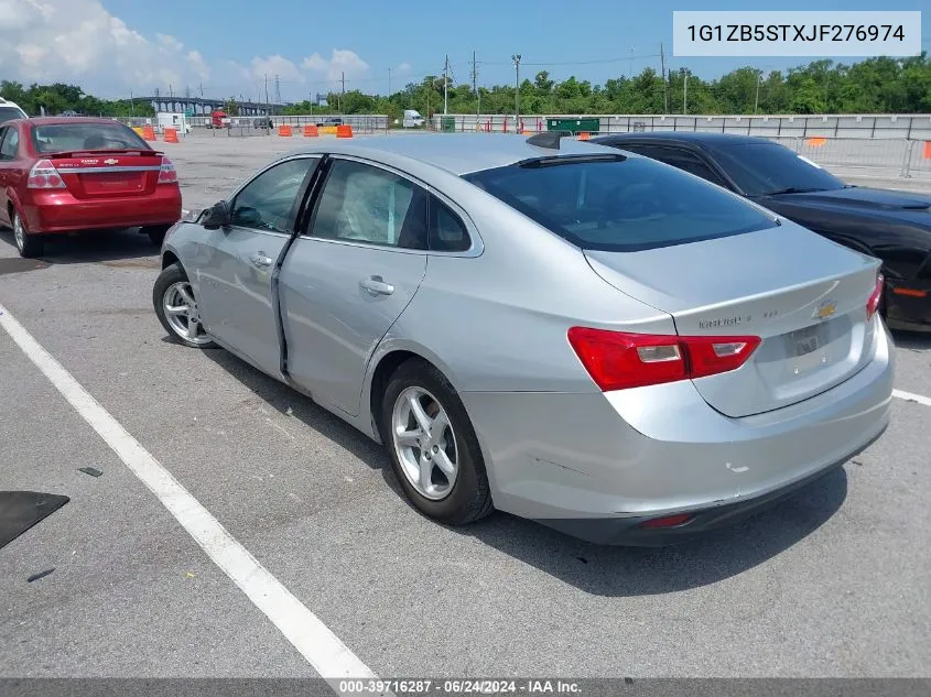 2018 Chevrolet Malibu 1Ls VIN: 1G1ZB5STXJF276974 Lot: 39716287