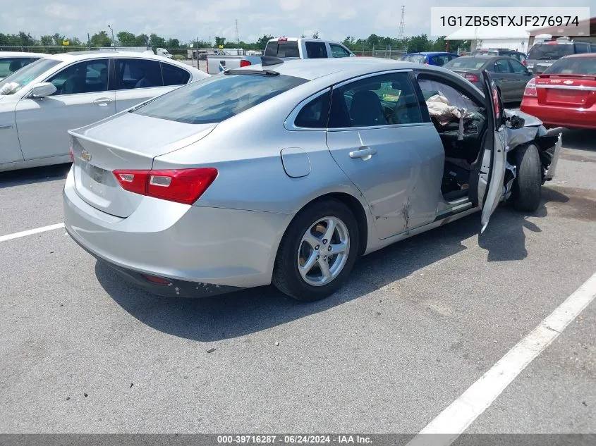 1G1ZB5STXJF276974 2018 Chevrolet Malibu 1Ls