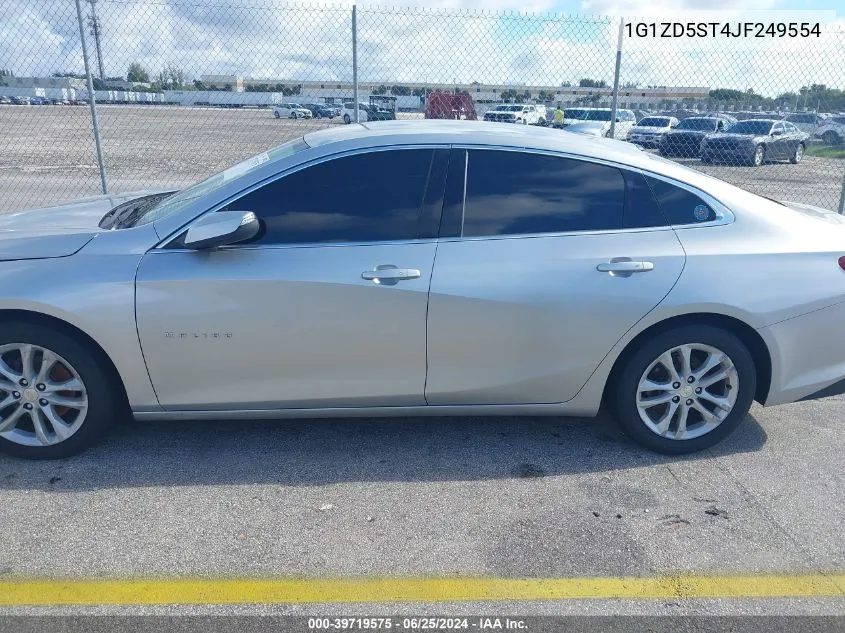 2018 Chevrolet Malibu Lt VIN: 1G1ZD5ST4JF249554 Lot: 39719575