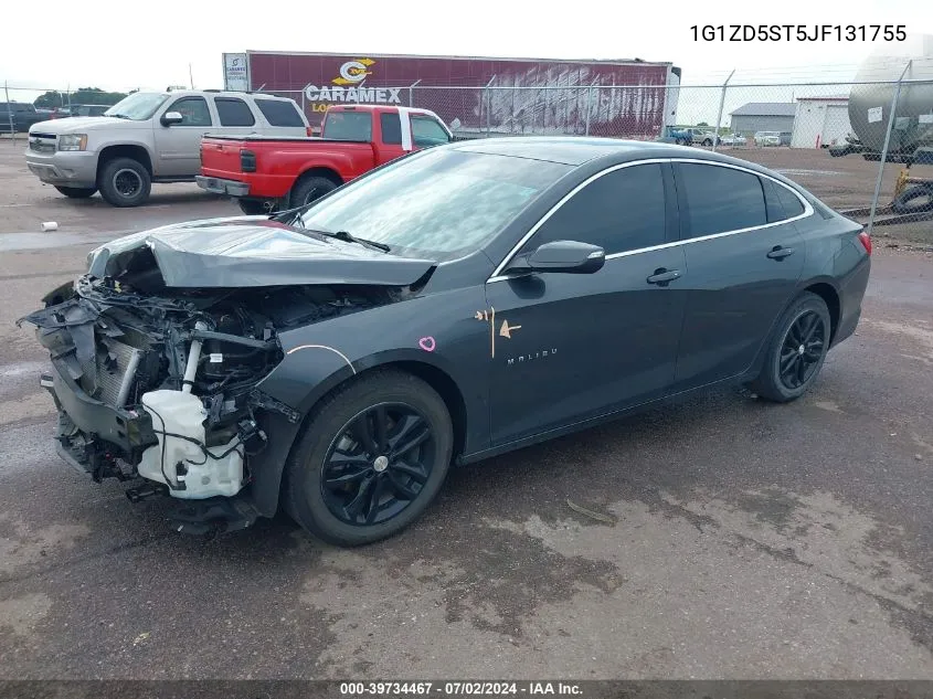 2018 Chevrolet Malibu Lt VIN: 1G1ZD5ST5JF131755 Lot: 39734467