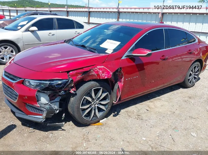 1G1ZD5ST9JF194437 2018 Chevrolet Malibu Lt