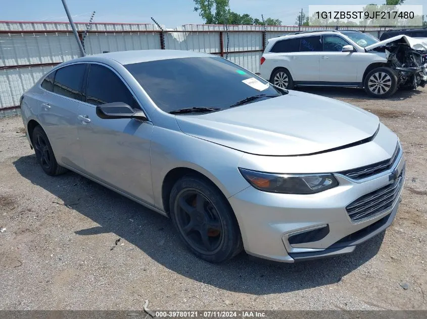 2018 Chevrolet Malibu 1Ls VIN: 1G1ZB5ST9JF217480 Lot: 39780121