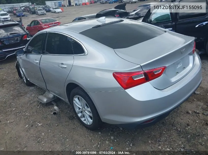 2018 Chevrolet Malibu Lt VIN: 1G1ZD5STXJF155095 Lot: 39781098