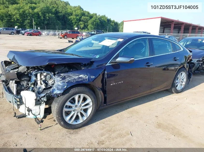 1G1ZD5ST3JF104005 2018 Chevrolet Malibu Lt