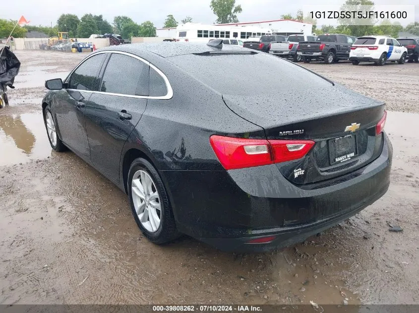 2018 Chevrolet Malibu Lt VIN: 1G1ZD5ST5JF161600 Lot: 39808262