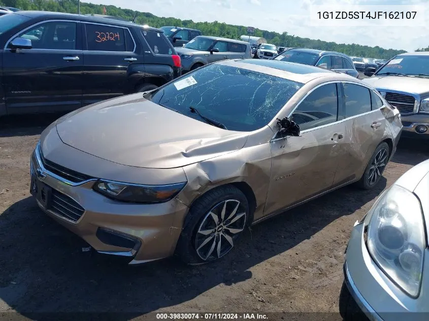 2018 Chevrolet Malibu Lt VIN: 1G1ZD5ST4JF162107 Lot: 39830074