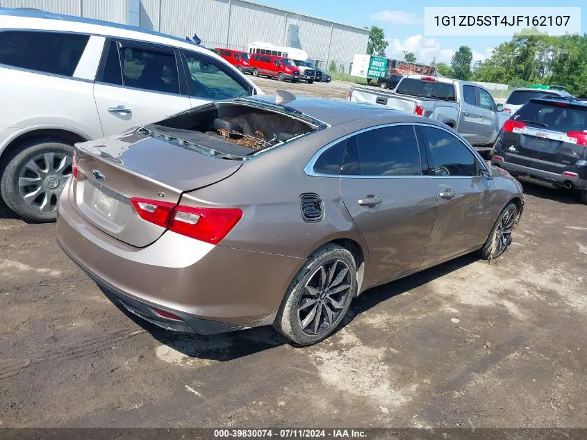 2018 Chevrolet Malibu Lt VIN: 1G1ZD5ST4JF162107 Lot: 39830074