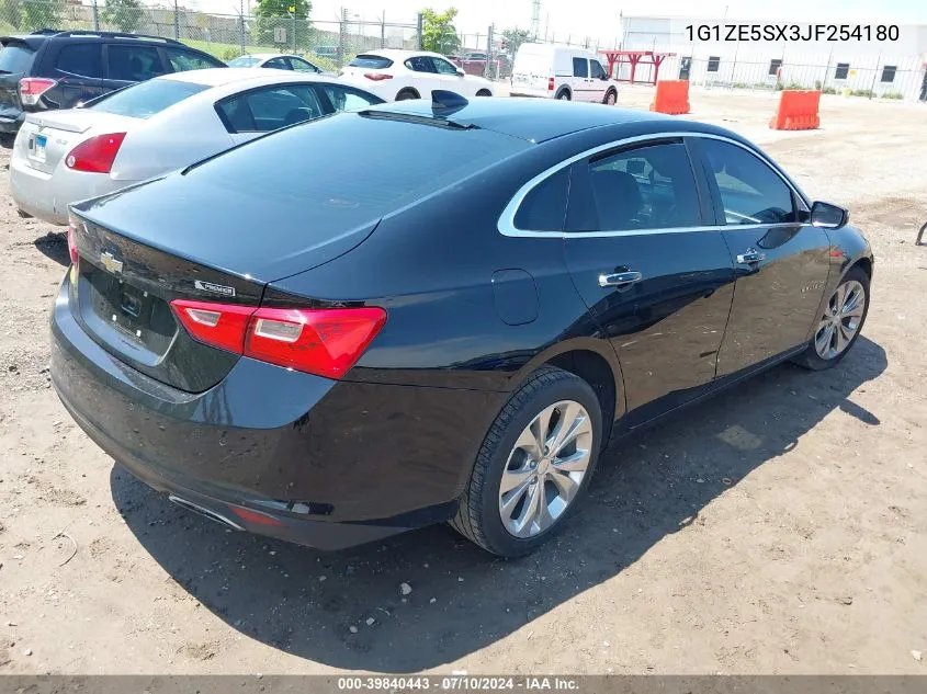 1G1ZE5SX3JF254180 2018 Chevrolet Malibu Premier