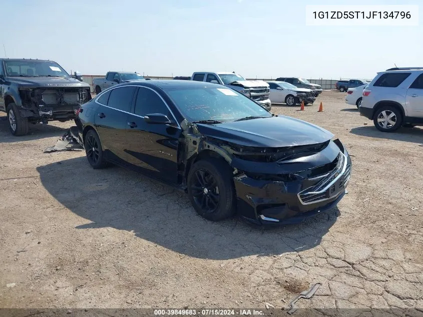 1G1ZD5ST1JF134796 2018 Chevrolet Malibu Lt