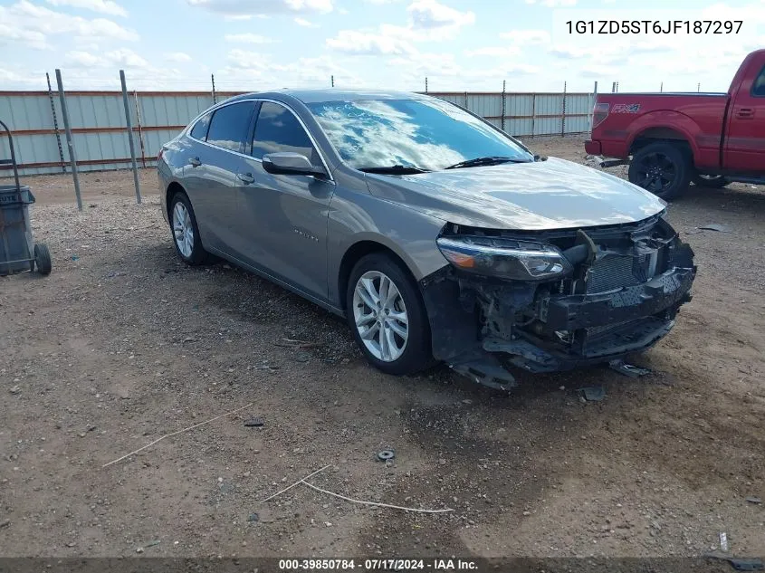 1G1ZD5ST6JF187297 2018 Chevrolet Malibu Lt