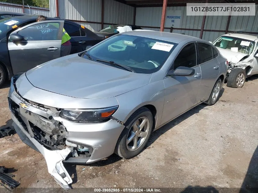 1G1ZB5ST7JF102831 2018 Chevrolet Malibu 1Ls