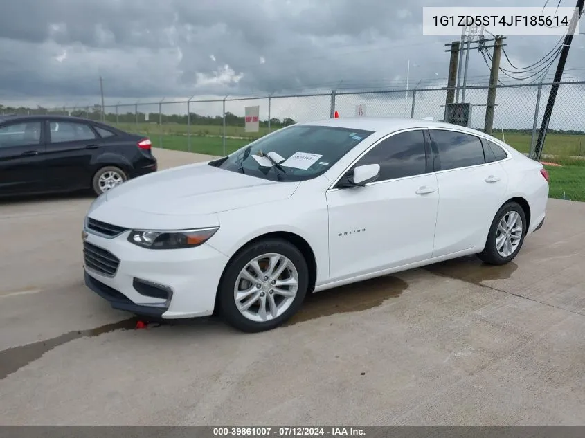 2018 Chevrolet Malibu Lt VIN: 1G1ZD5ST4JF185614 Lot: 39861007