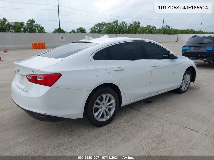 1G1ZD5ST4JF185614 2018 Chevrolet Malibu Lt