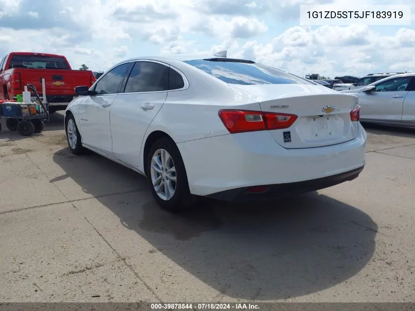 1G1ZD5ST5JF183919 2018 Chevrolet Malibu Lt