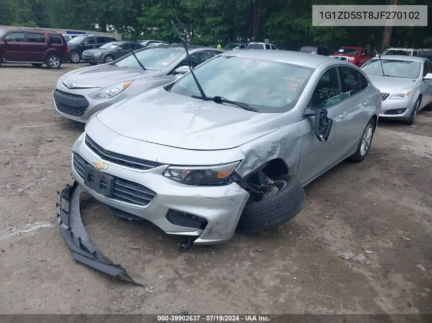 1G1ZD5ST8JF270102 2018 Chevrolet Malibu Lt