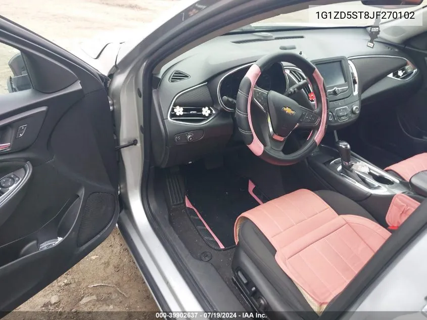 1G1ZD5ST8JF270102 2018 Chevrolet Malibu Lt