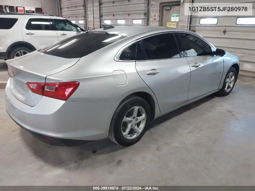 2018 Chevrolet Malibu 1Ls VIN: 1G1ZB5ST5JF280978 Lot: 39914974