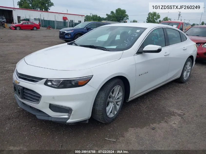 2018 Chevrolet Malibu Lt VIN: 1G1ZD5STXJF260249 Lot: 39918758