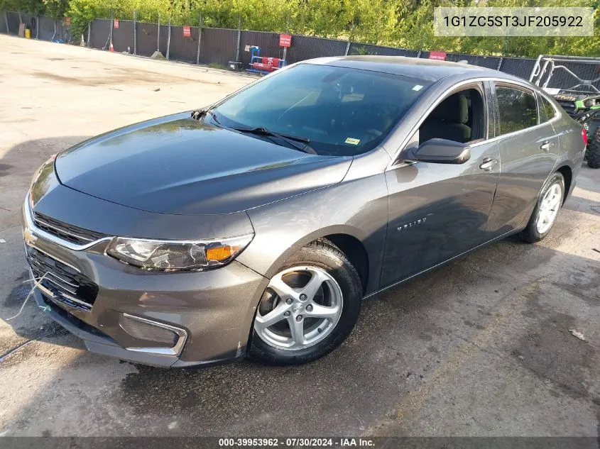 1G1ZC5ST3JF205922 2018 Chevrolet Malibu 1Fl