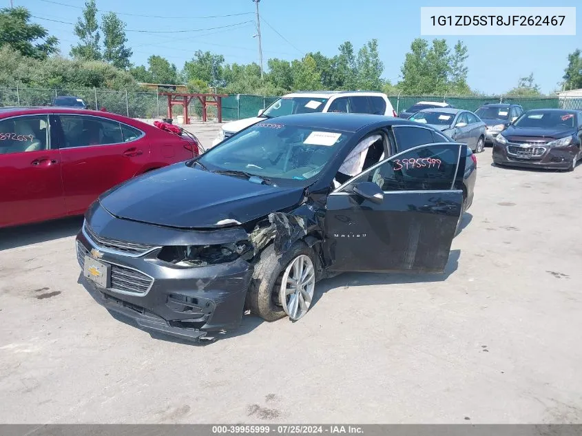 2018 Chevrolet Malibu Lt VIN: 1G1ZD5ST8JF262467 Lot: 39955999