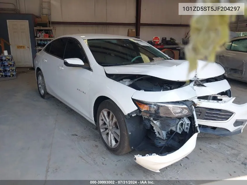 1G1ZD5ST5JF204297 2018 Chevrolet Malibu Lt