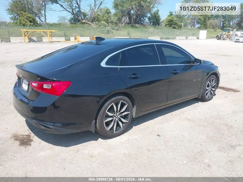 2018 Chevrolet Malibu Lt VIN: 1G1ZD5ST7JF283049 Lot: 39998726