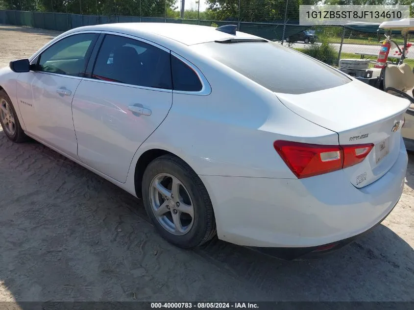 2018 Chevrolet Malibu 1Ls VIN: 1G1ZB5ST8JF134610 Lot: 40000783