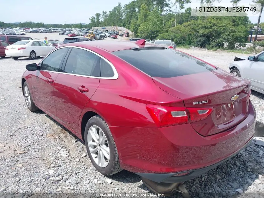 2018 Chevrolet Malibu Lt VIN: 1G1ZD5ST4JF235749 Lot: 40011770