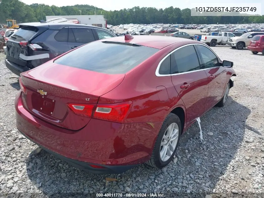 2018 Chevrolet Malibu Lt VIN: 1G1ZD5ST4JF235749 Lot: 40011770