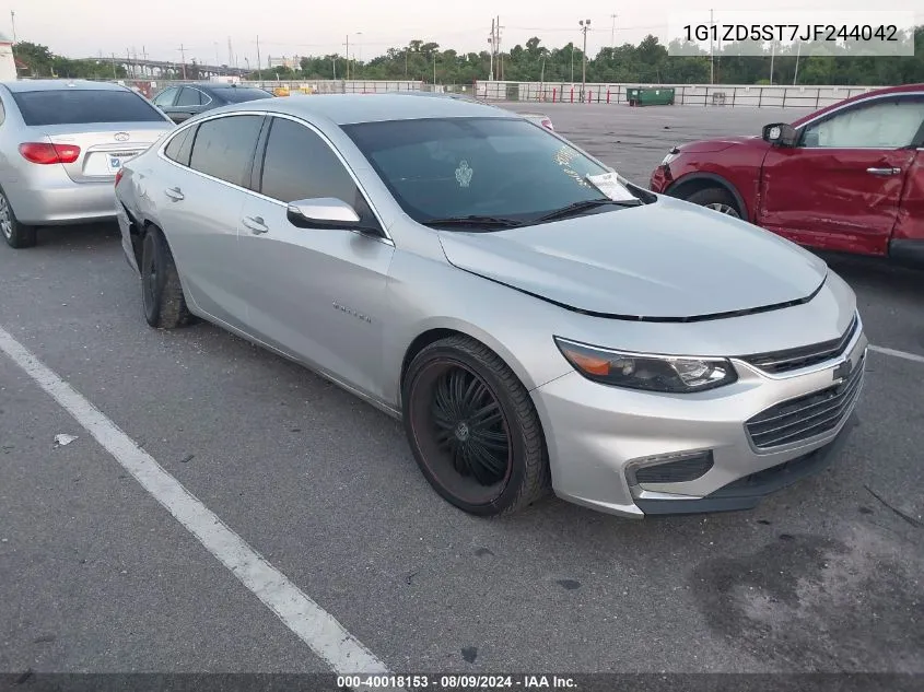 2018 Chevrolet Malibu Lt VIN: 1G1ZD5ST7JF244042 Lot: 40018153