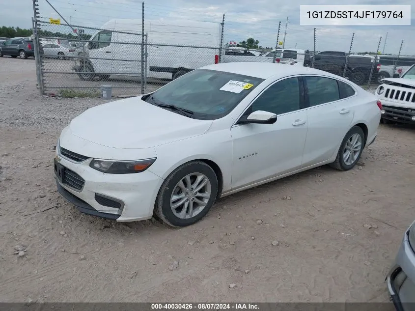 2018 Chevrolet Malibu Lt VIN: 1G1ZD5ST4JF179764 Lot: 40030426