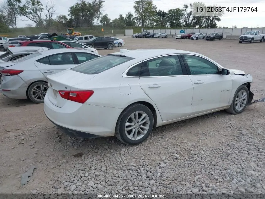 2018 Chevrolet Malibu Lt VIN: 1G1ZD5ST4JF179764 Lot: 40030426