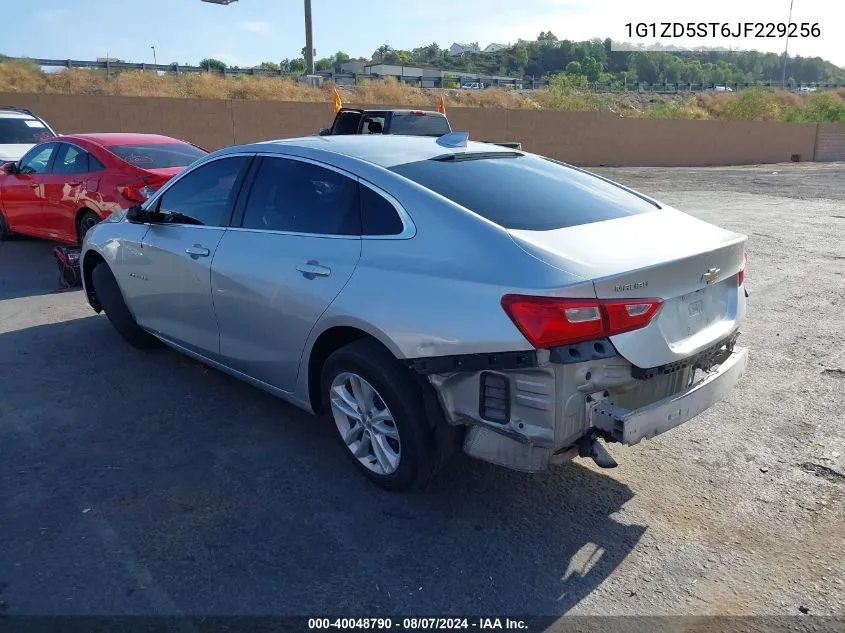 2018 Chevrolet Malibu Lt VIN: 1G1ZD5ST6JF229256 Lot: 40048790