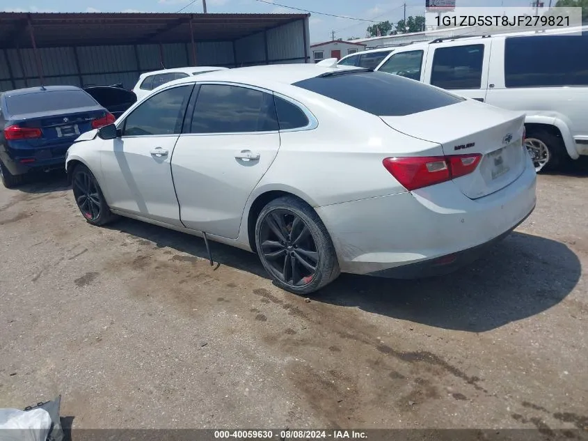 2018 Chevrolet Malibu Lt VIN: 1G1ZD5ST8JF279821 Lot: 40059630