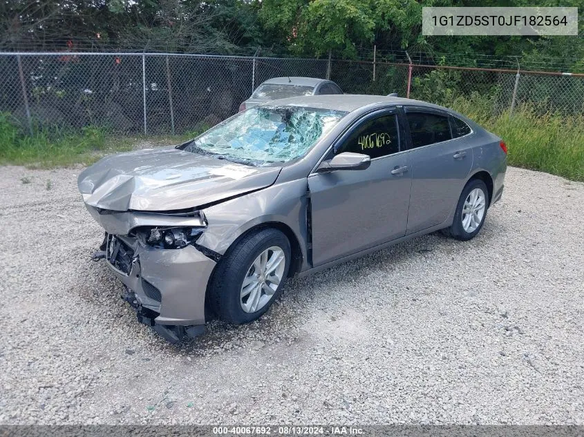 2018 Chevrolet Malibu Lt VIN: 1G1ZD5ST0JF182564 Lot: 40067692