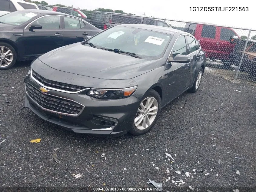 2018 Chevrolet Malibu Lt VIN: 1G1ZD5ST8JF221563 Lot: 40073018