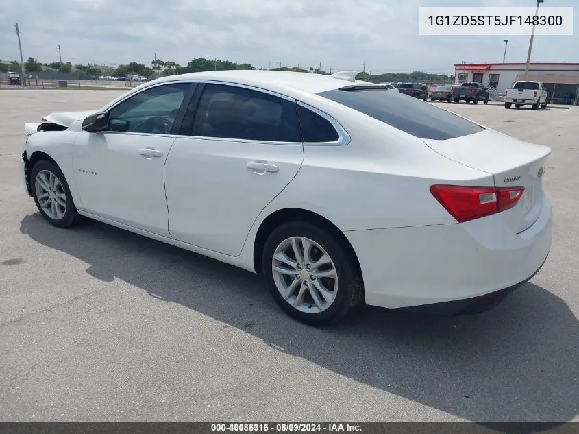 2018 Chevrolet Malibu Lt VIN: 1G1ZD5ST5JF148300 Lot: 40088316