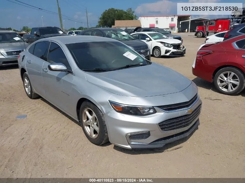 2018 Chevrolet Malibu 1Ls VIN: 1G1ZB5ST3JF218530 Lot: 40110523