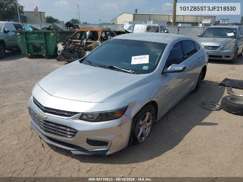 2018 Chevrolet Malibu 1Ls VIN: 1G1ZB5ST3JF218530 Lot: 40110523