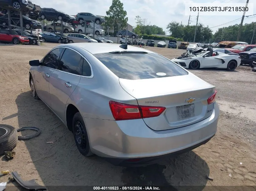 2018 Chevrolet Malibu 1Ls VIN: 1G1ZB5ST3JF218530 Lot: 40110523