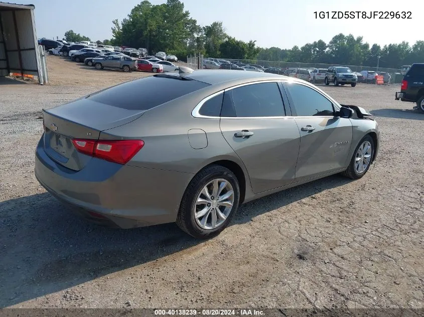 2018 Chevrolet Malibu Lt VIN: 1G1ZD5ST8JF229632 Lot: 40138239