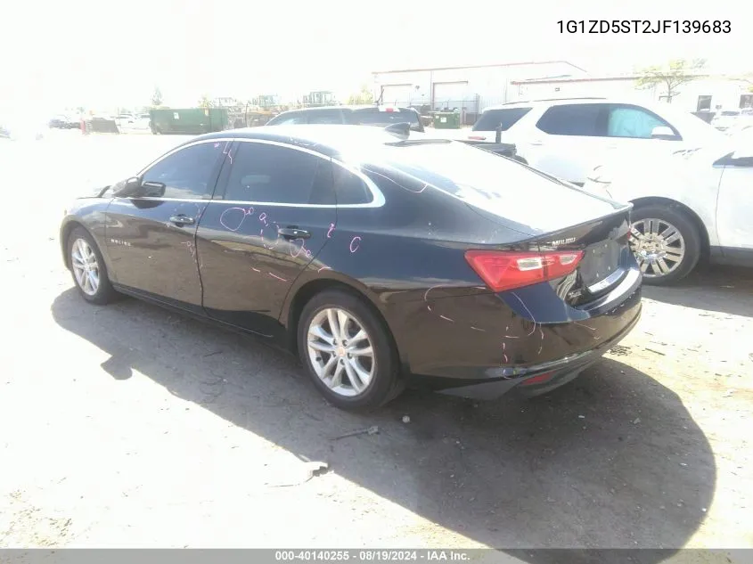 1G1ZD5ST2JF139683 2018 Chevrolet Malibu Lt