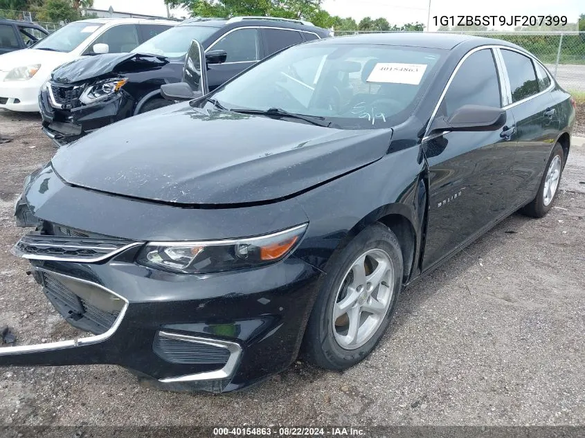 2018 Chevrolet Malibu 1Ls VIN: 1G1ZB5ST9JF207399 Lot: 40154863