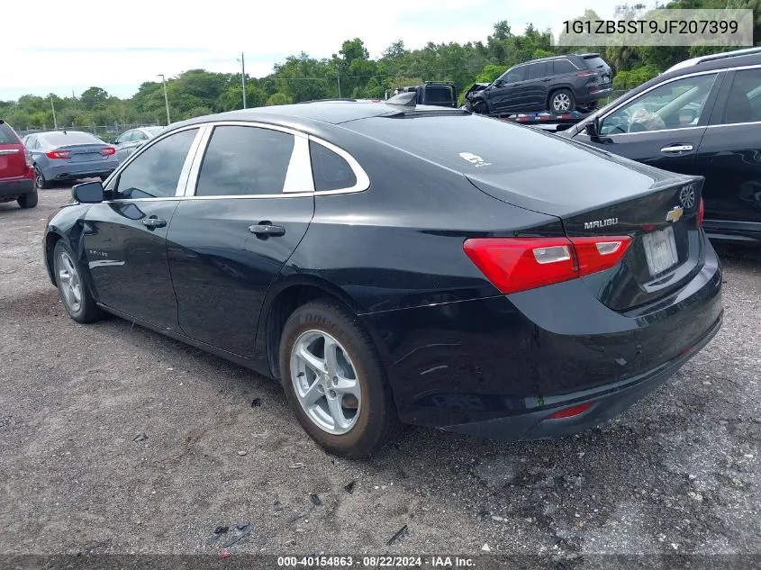 2018 Chevrolet Malibu 1Ls VIN: 1G1ZB5ST9JF207399 Lot: 40154863