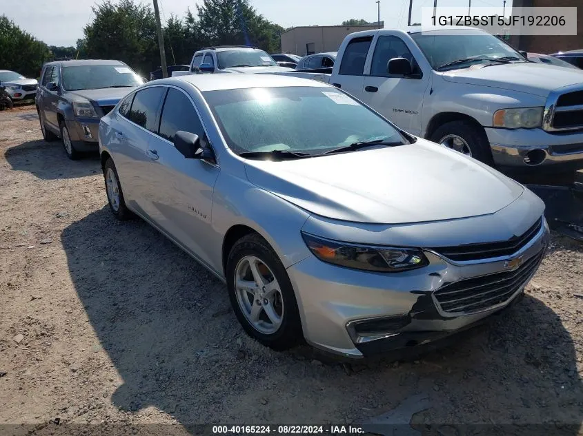 2018 Chevrolet Malibu 1Ls VIN: 1G1ZB5ST5JF192206 Lot: 40165224