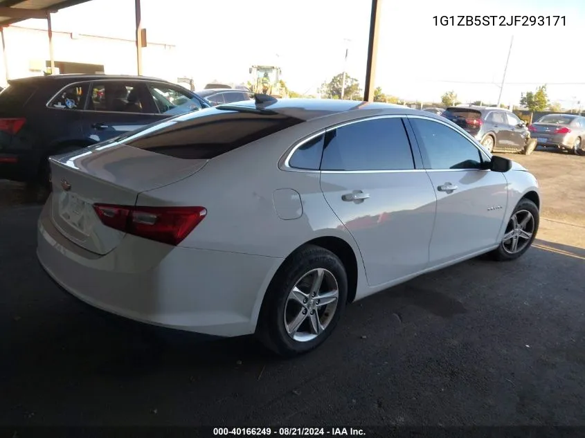 2018 Chevrolet Malibu Ls VIN: 1G1ZB5ST2JF293171 Lot: 40166249