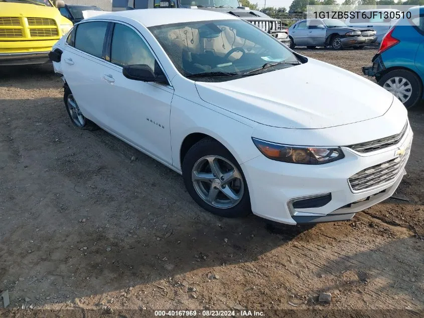 2018 Chevrolet Malibu 1Ls VIN: 1G1ZB5ST6JF130510 Lot: 40167969